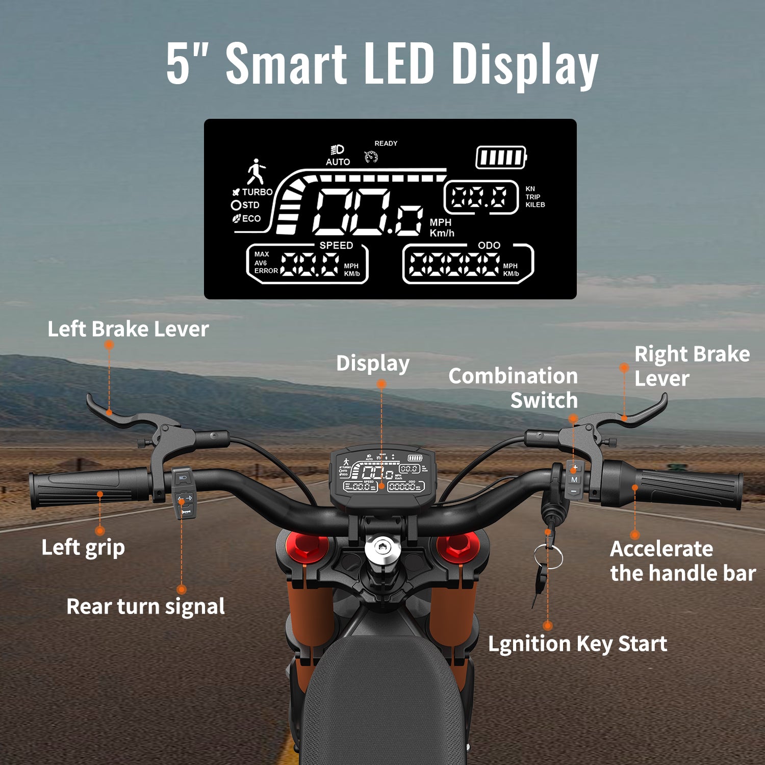 Motocicletă electrică RidingTimes GT54