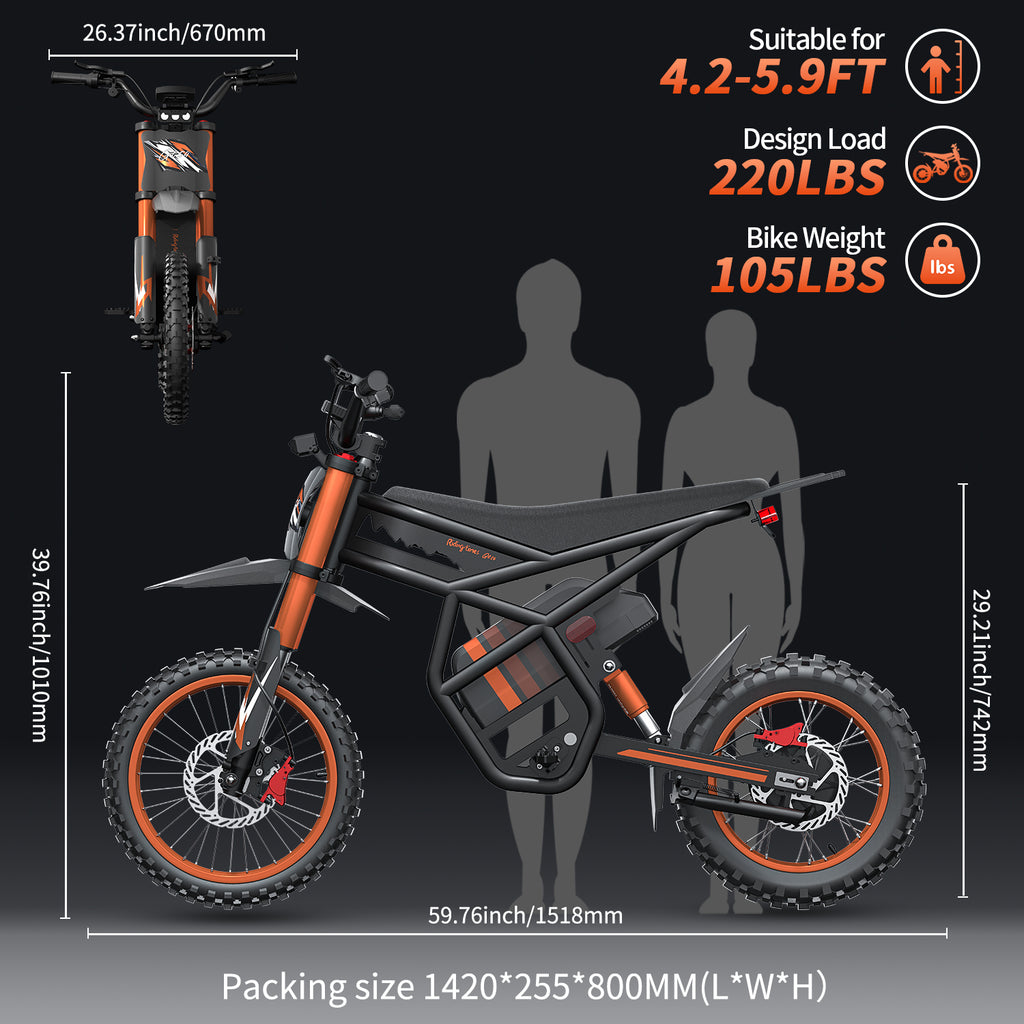 Motocicletă electrică RidingTimes GT54