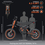 Bicicletă electrică off-road RidingTimes GT54