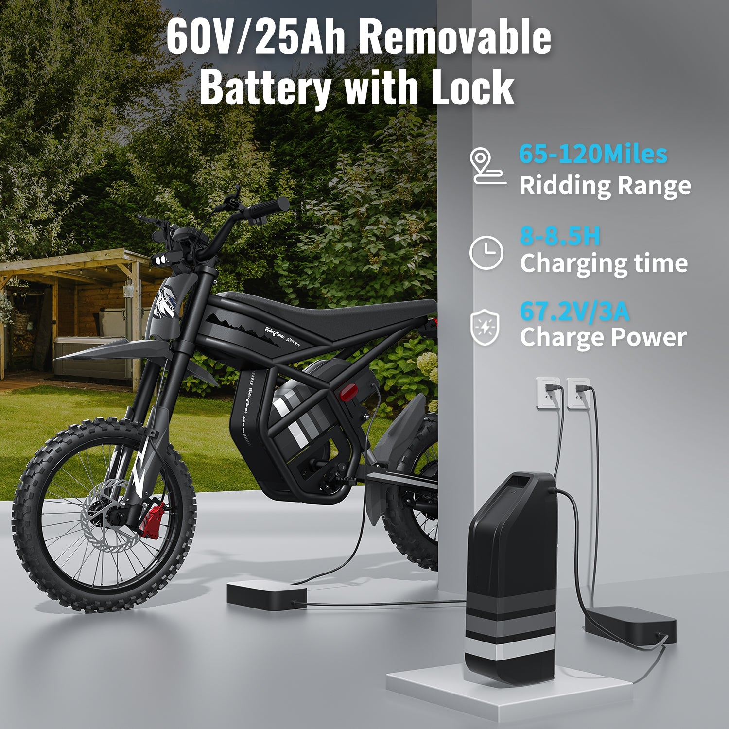 Motocicletă electrică RidingTimes GT54 Pro