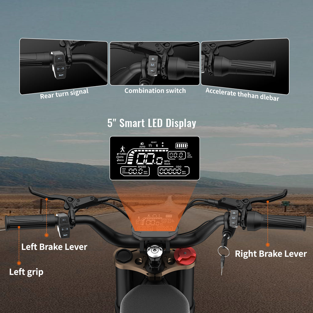 Motocicletă electrică RidingTimes GT73 Pro