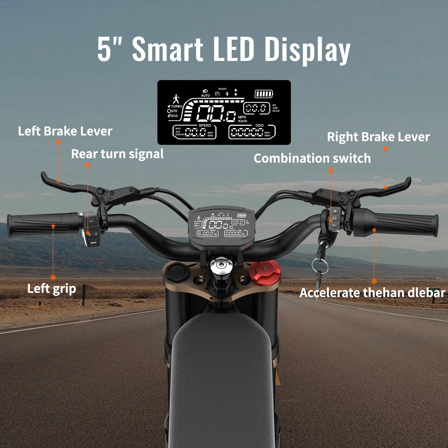 Motocicletă electrică RidingTimes GT73 Pro
