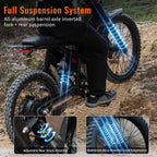 Bicicletă electrică off-road RidingTimes GT73 Pro