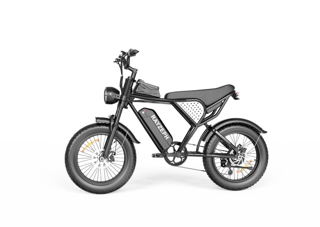Bicicletă Electrică Fat Bike Rydestar C20 Lite, 48V 1000W, Baterie 15Ah, Anvelope late 20"x4.0", Viteză 48km/h, Frâne Hidraulice, Suspensie Dublă