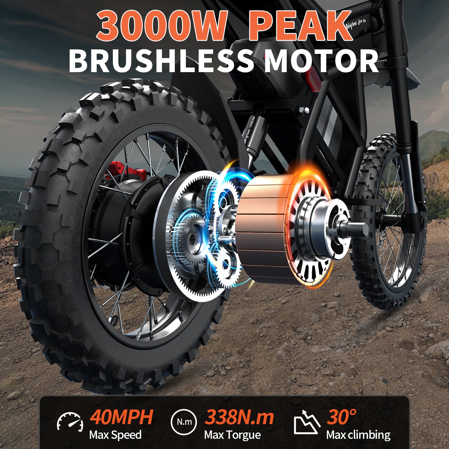 Motocicletă electrică RidingTimes GT54 Pro