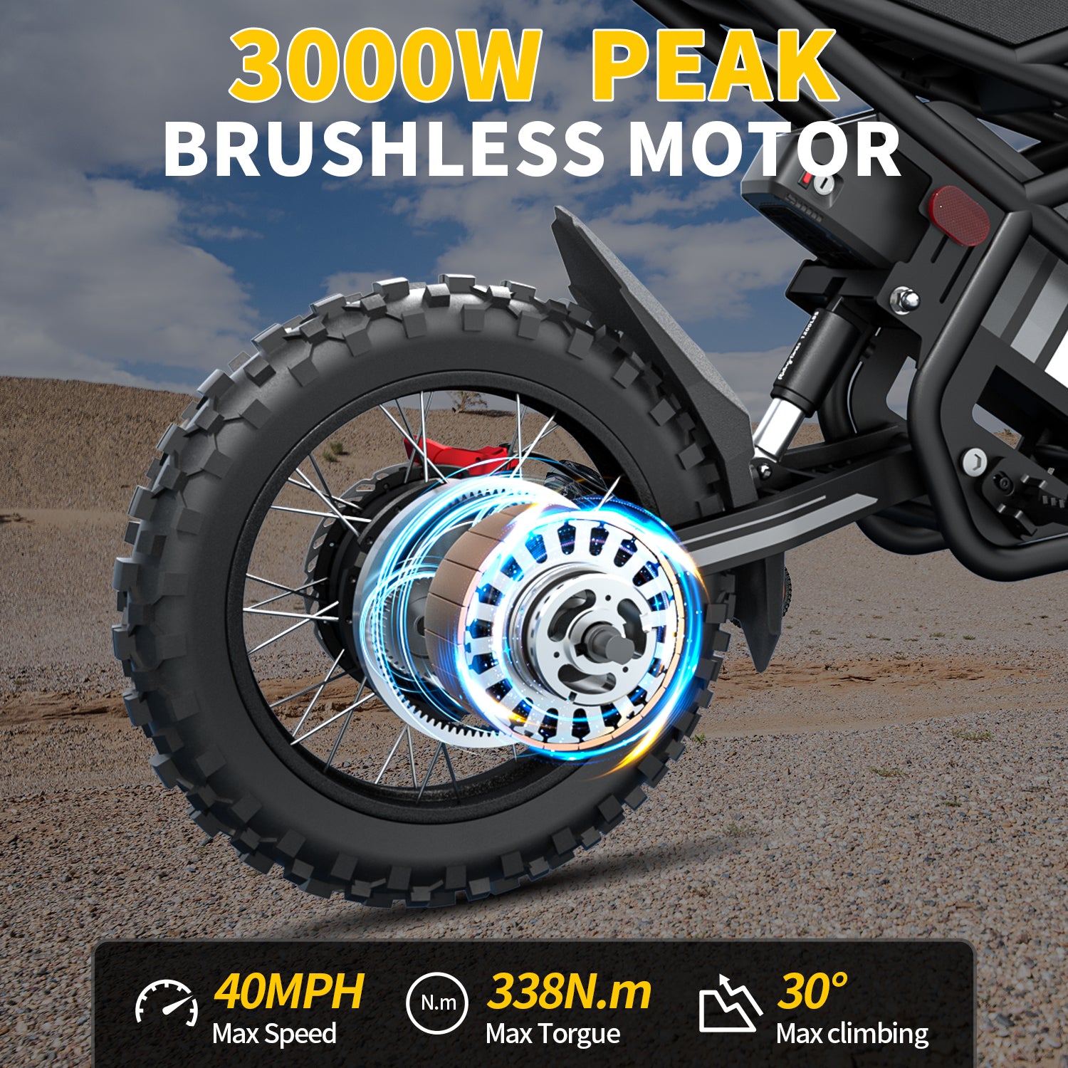 Motocicletă electrică RidingTimes GT54 Pro