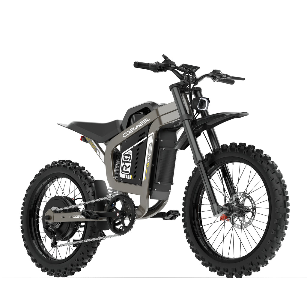 Motocicletă electrică off-road Coswheel R19 – 72V 40Ah, 9000W