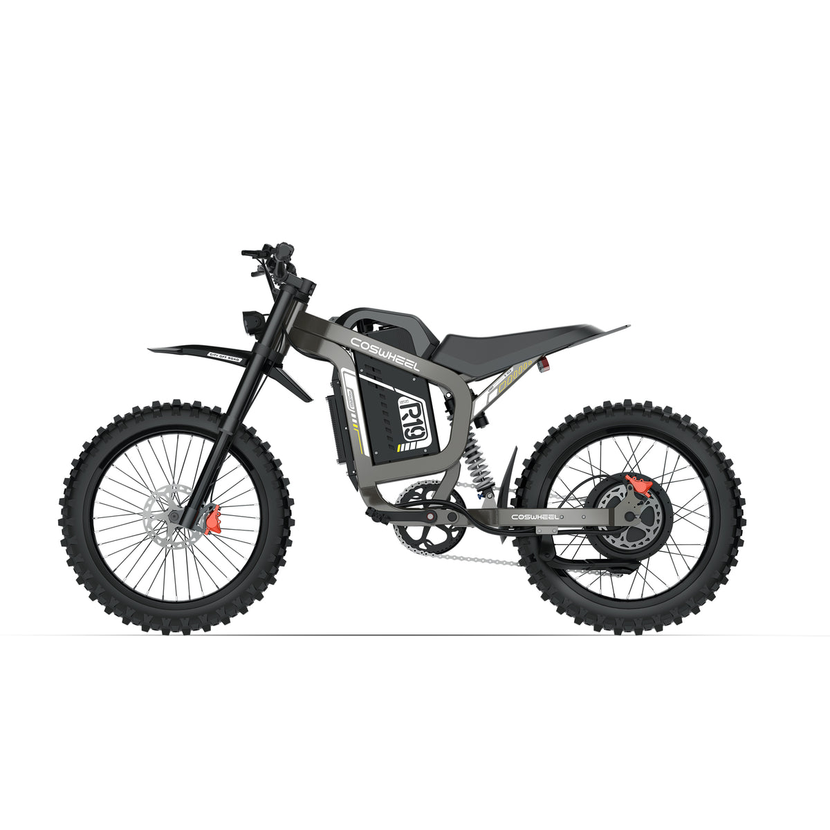 Motocicletă electrică off-road Coswheel R19 – 72V 40Ah, 9000W
