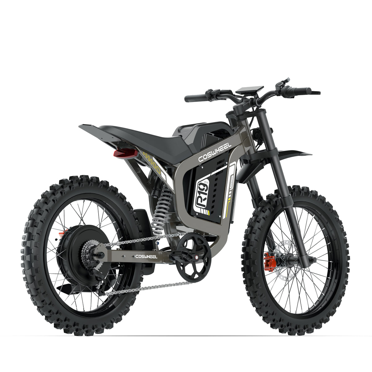Motocicletă electrică off-road Coswheel R19 – 72V 40Ah, 9000W