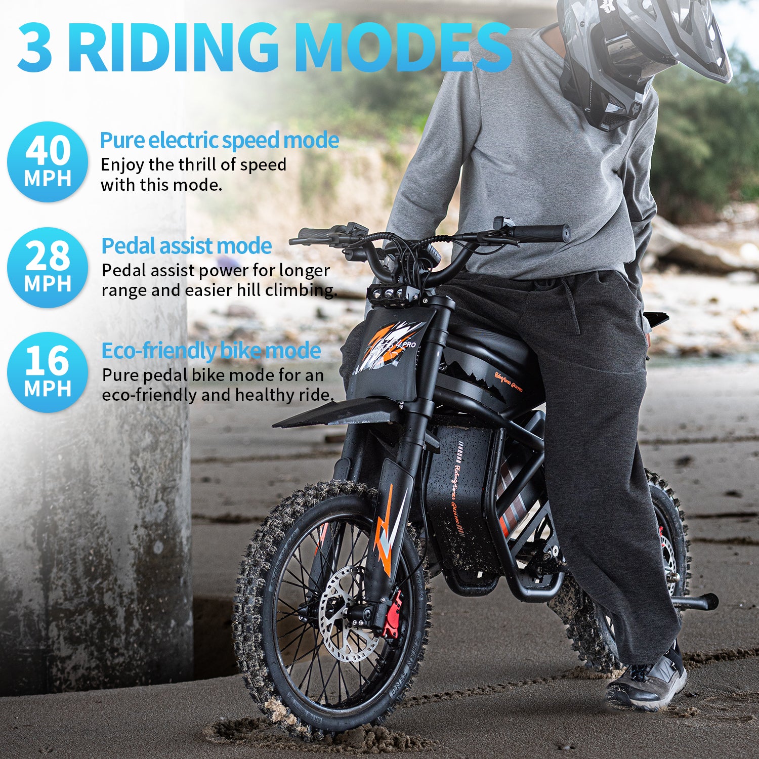 Motocicletă electrică RidingTimes GT54 Pro