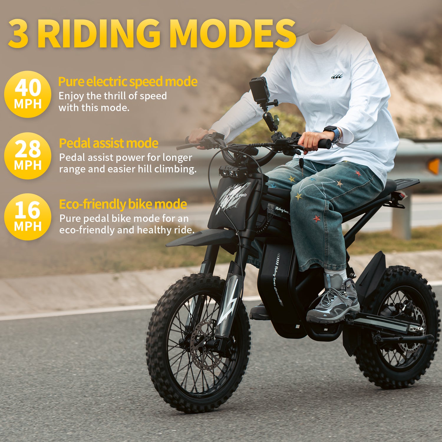 Motocicletă electrică RidingTimes GT54 Pro
