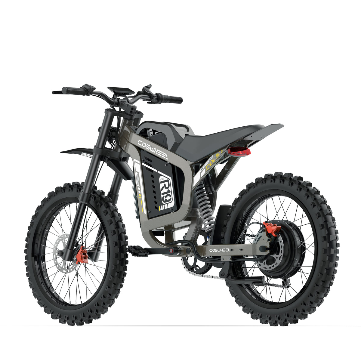 Motocicletă electrică off-road Coswheel R19 – 72V 40Ah, 9000W