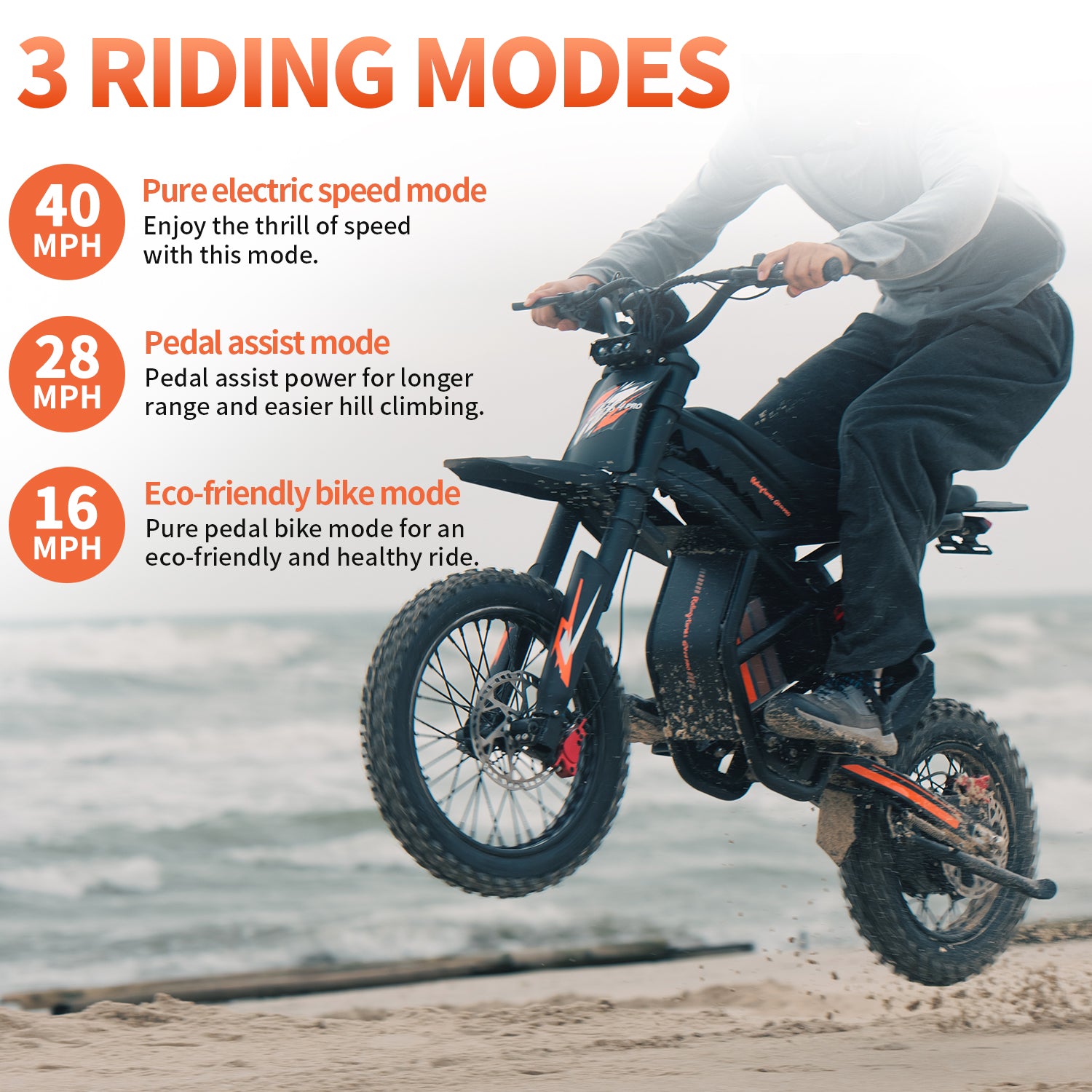 Motocicletă electrică RidingTimes GT54 Pro