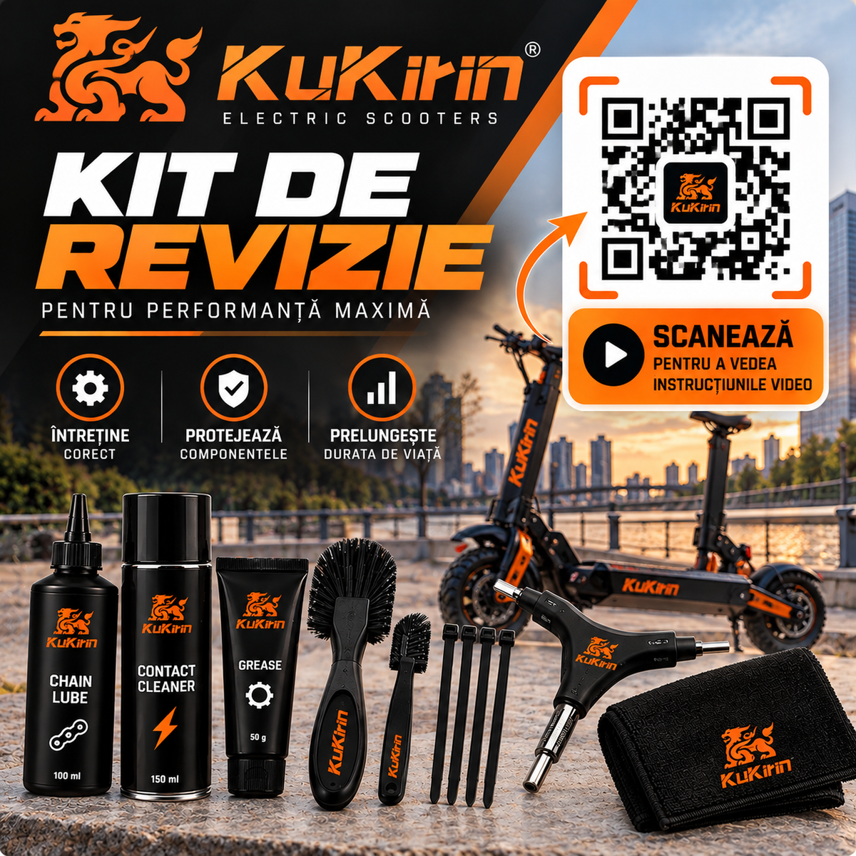 Kit de revizie la 6 luni – Kukirin
