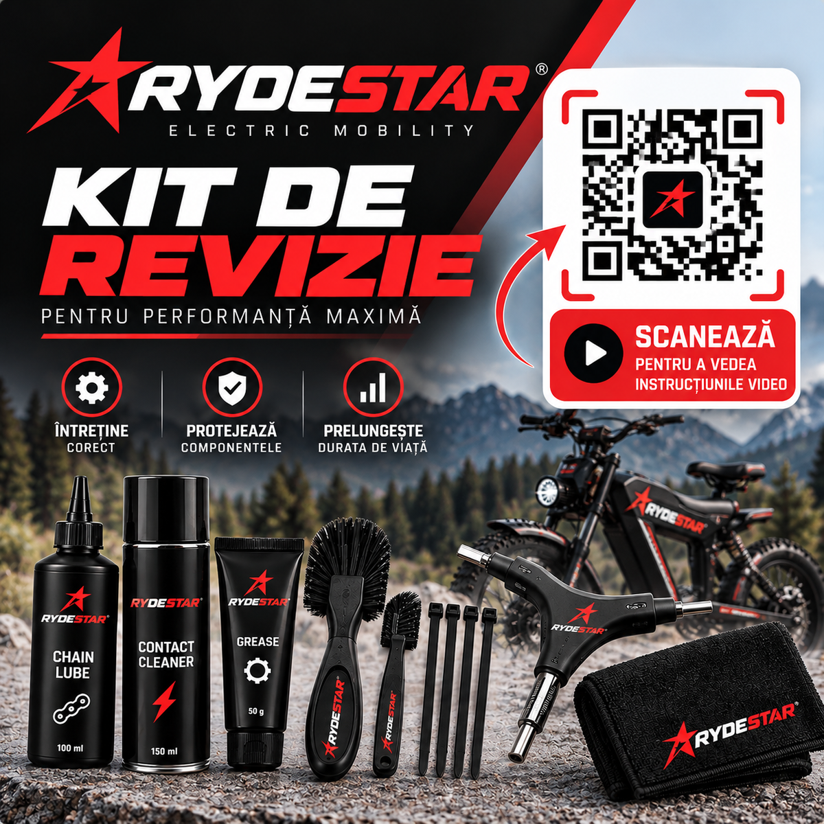 Kit de revizie la 6 luni – RydeStar