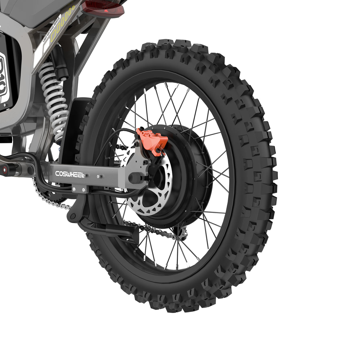 Motocicletă electrică off-road Coswheel R19 – 72V 40Ah, 9000W
